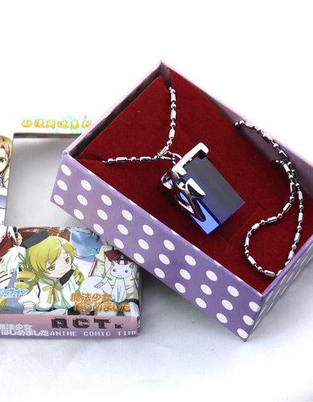 Blue Crystal Necklace