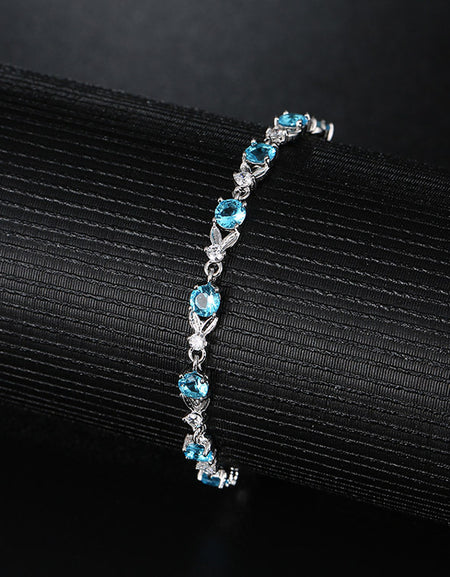 Blue Crystal Bracelets