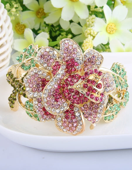 Luxury Flower Bangle