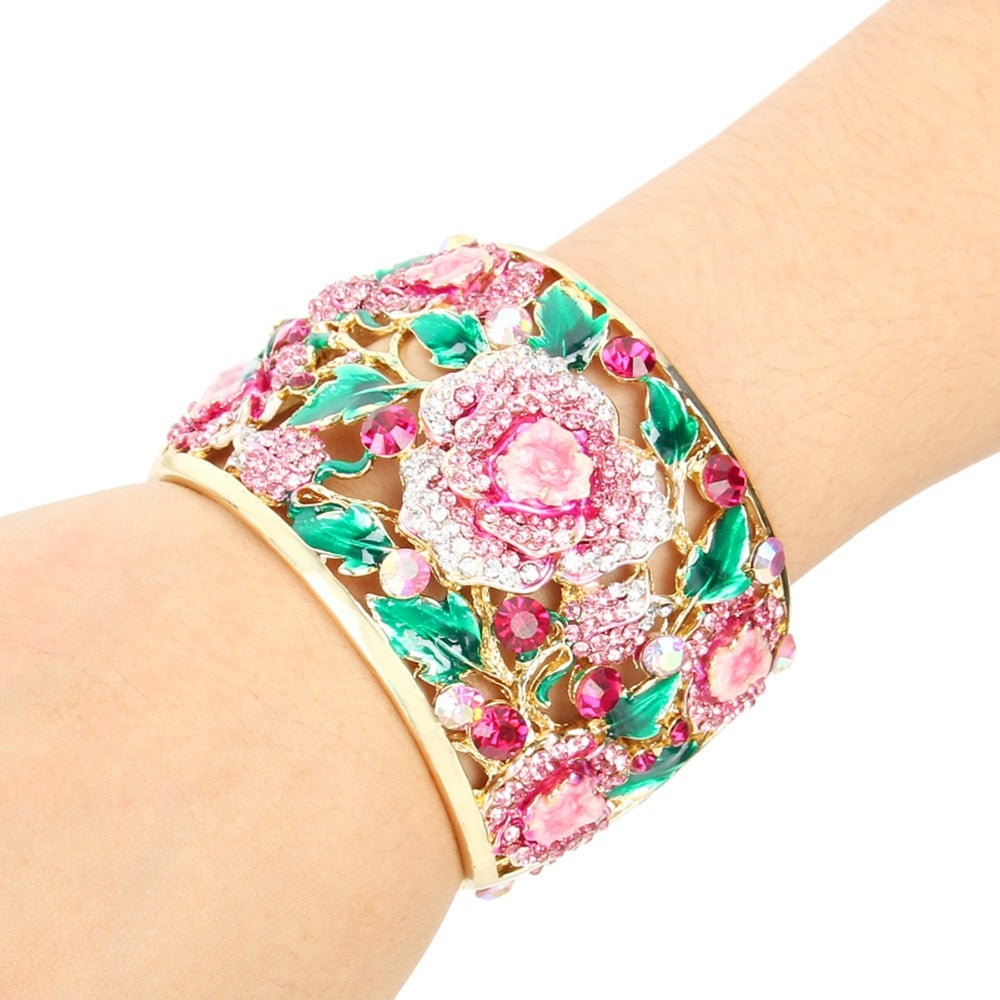 Enamel Flower Rose