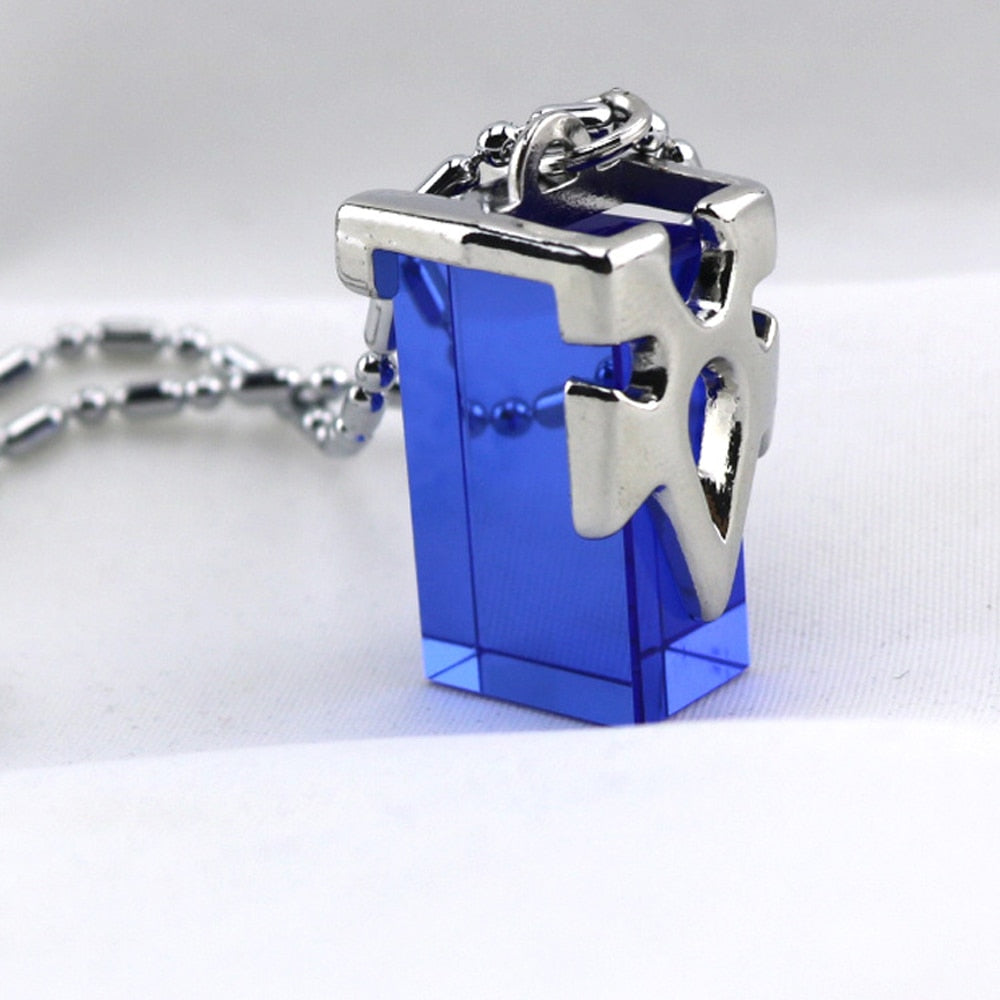 Blue Crystal Necklace