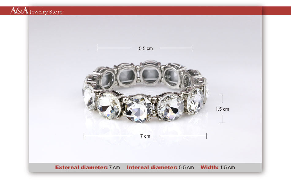 Luxury Round Rhinestones