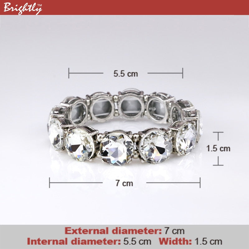 Luxury Round Rhinestones