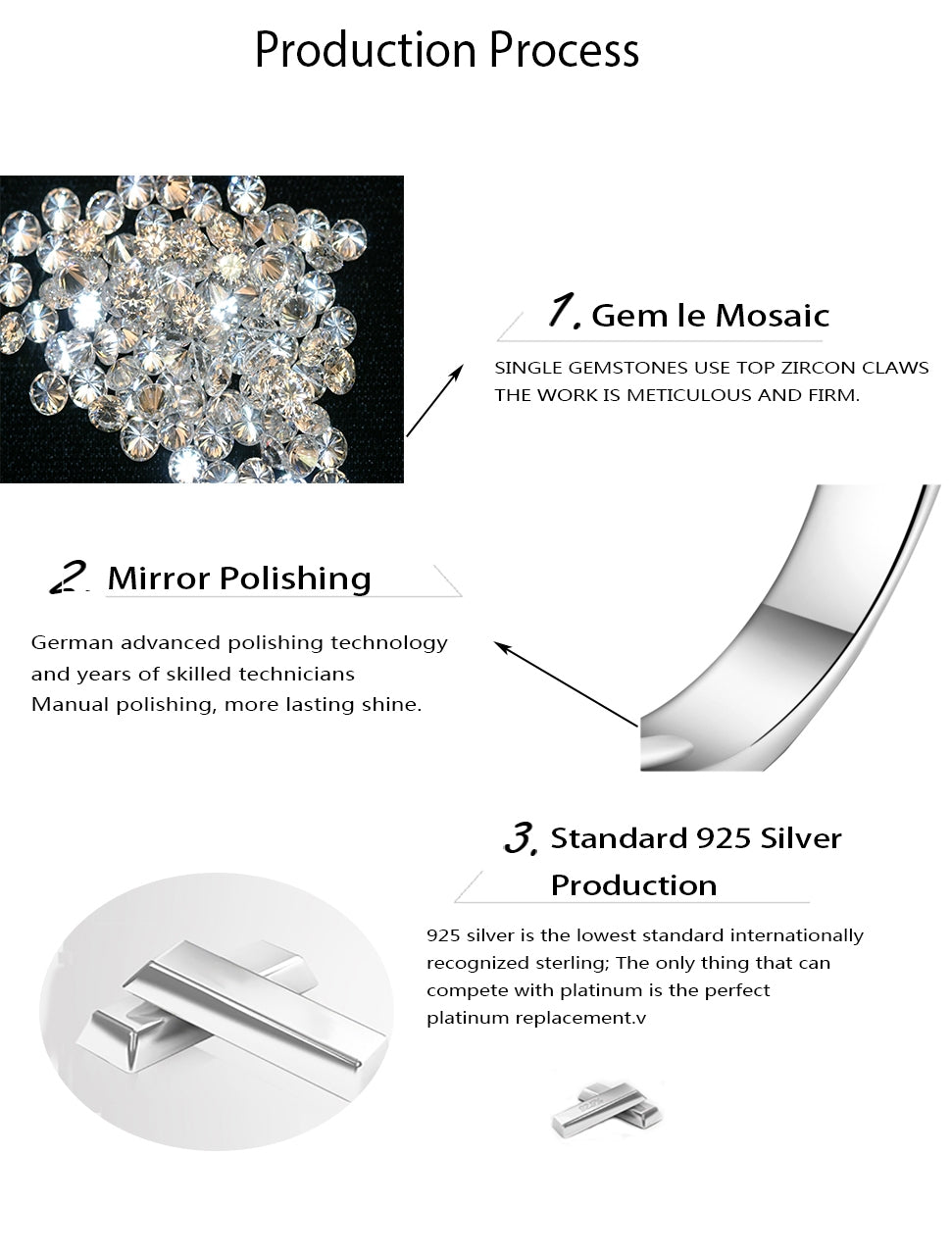 Sterling Silver Zirconium