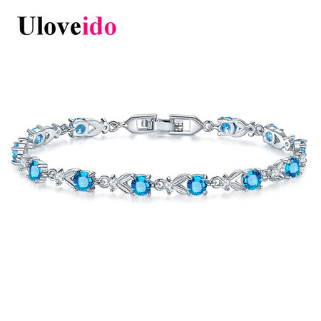 Blue Crystal Bracelets