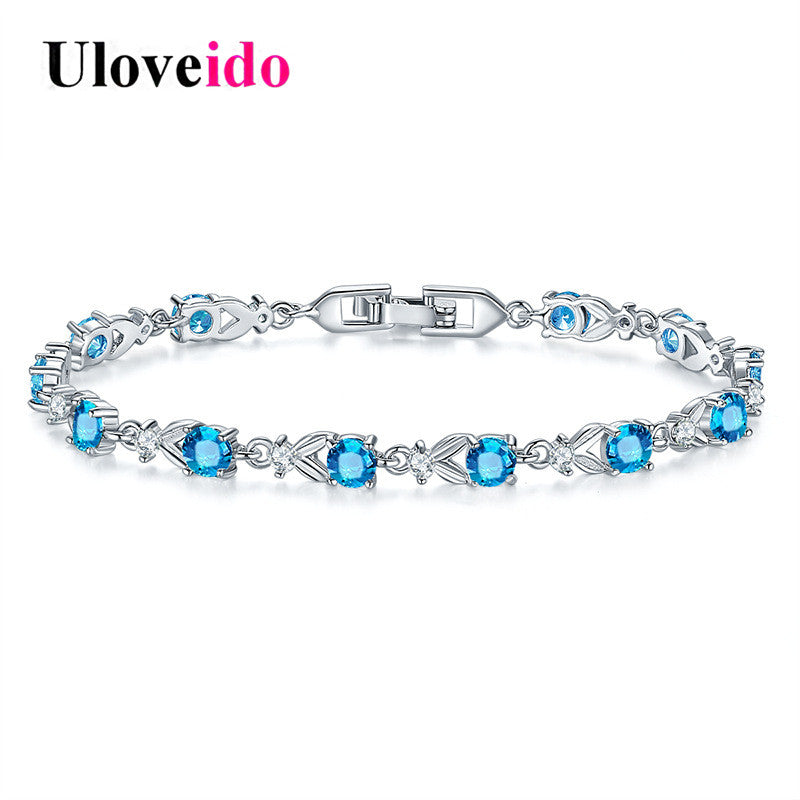 Blue Crystal Bracelets