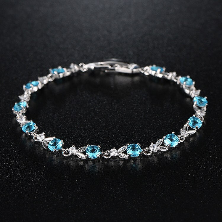 Blue Crystal Bracelets