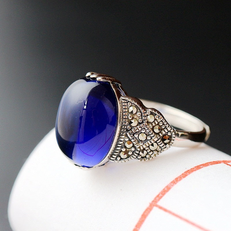 Oval Garnet/Corundum