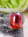 Oval Garnet/Corundum