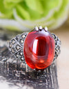 Oval Garnet/Corundum