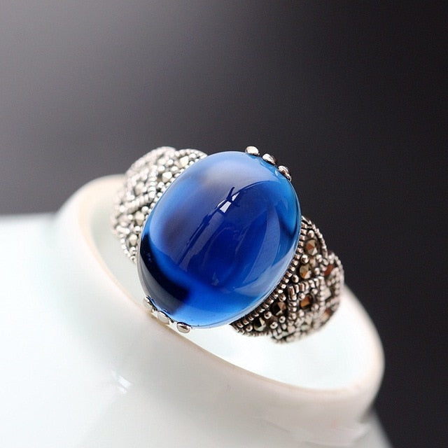 Oval Garnet/Corundum