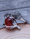 Garnet Ring Cute Fox