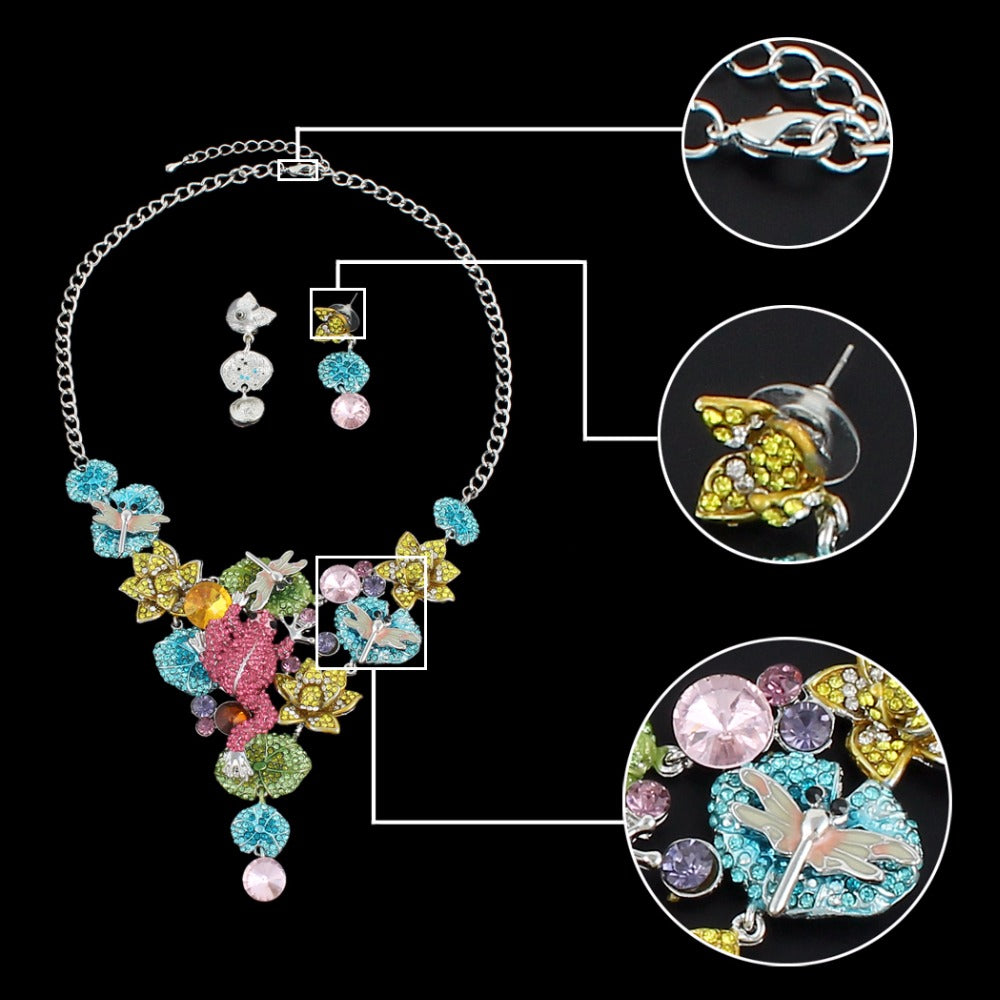 Lotus Frog Dragonfly