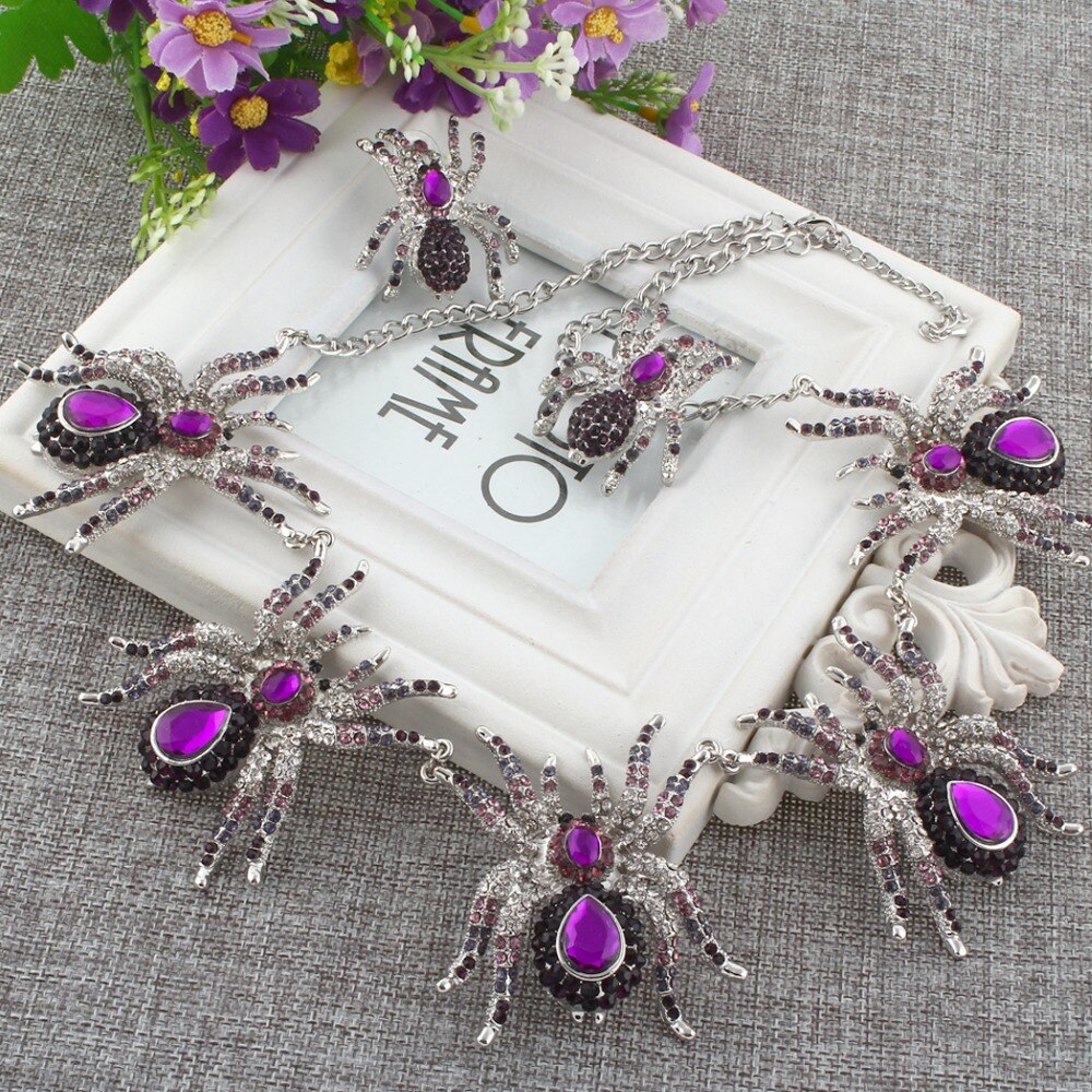 Halloween Purple Spider