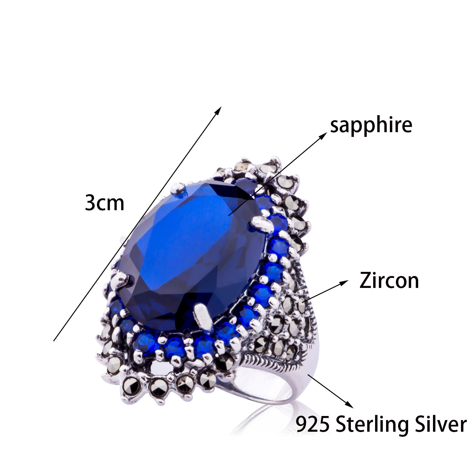 Vintage Ethnic Sapphire