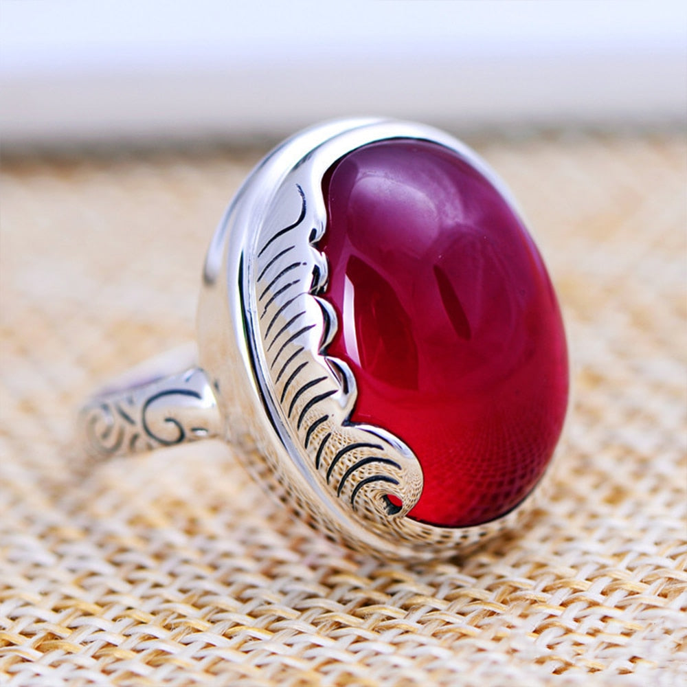 Red Corundum Ring