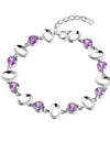 Purple Crystal Bracelets