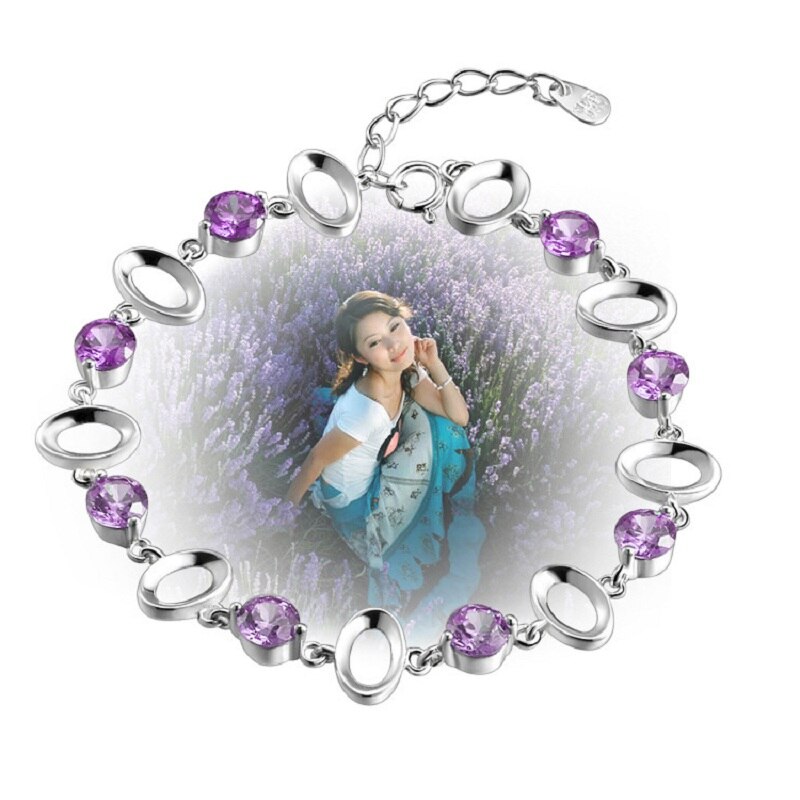 Purple Crystal Bracelets