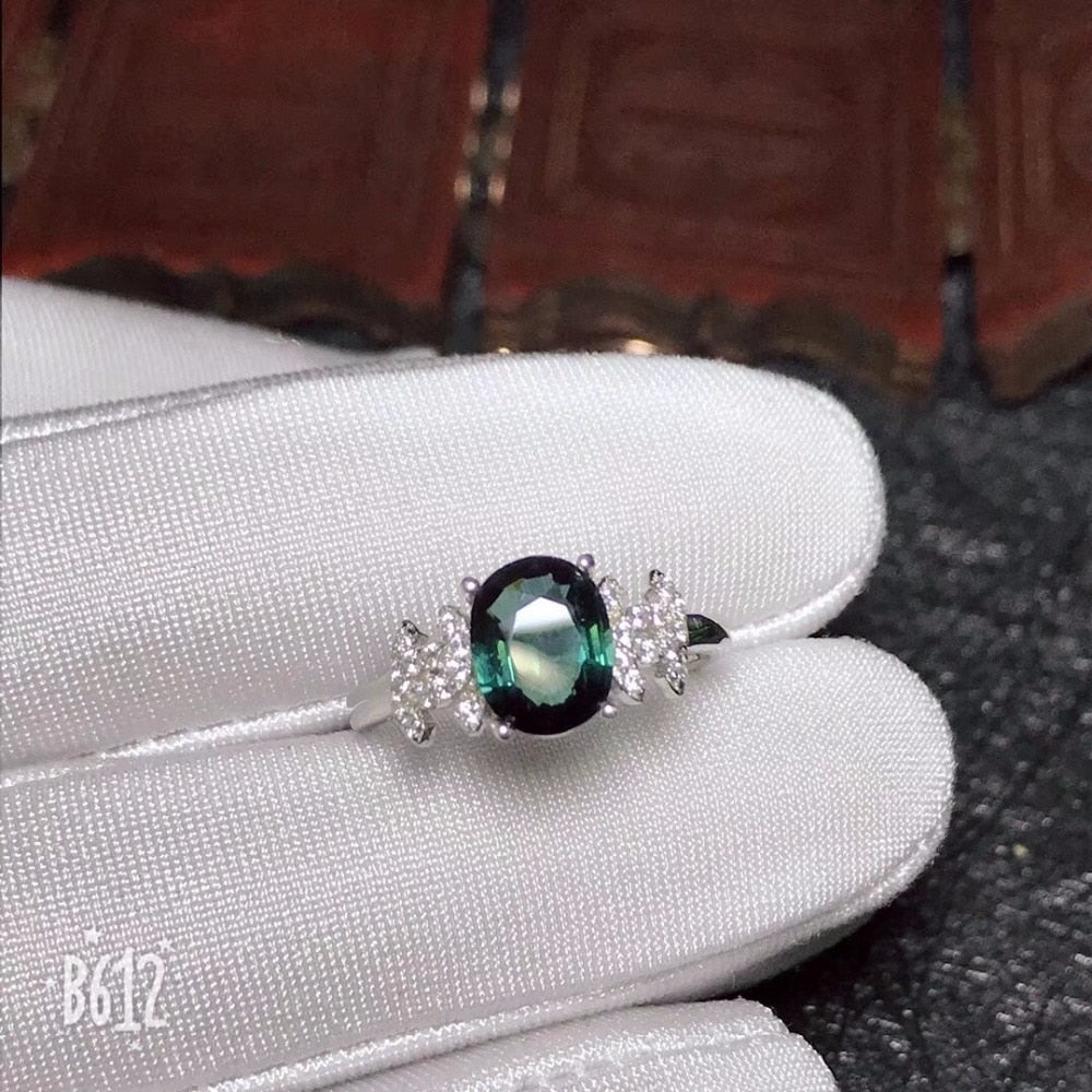 Natural green tourmaline