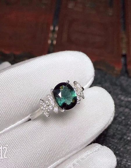 Natural green tourmaline