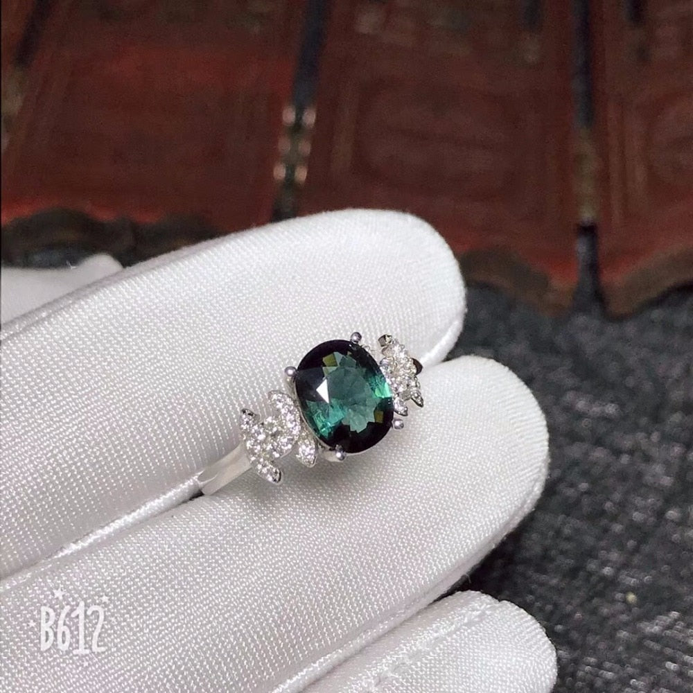 Natural green tourmaline