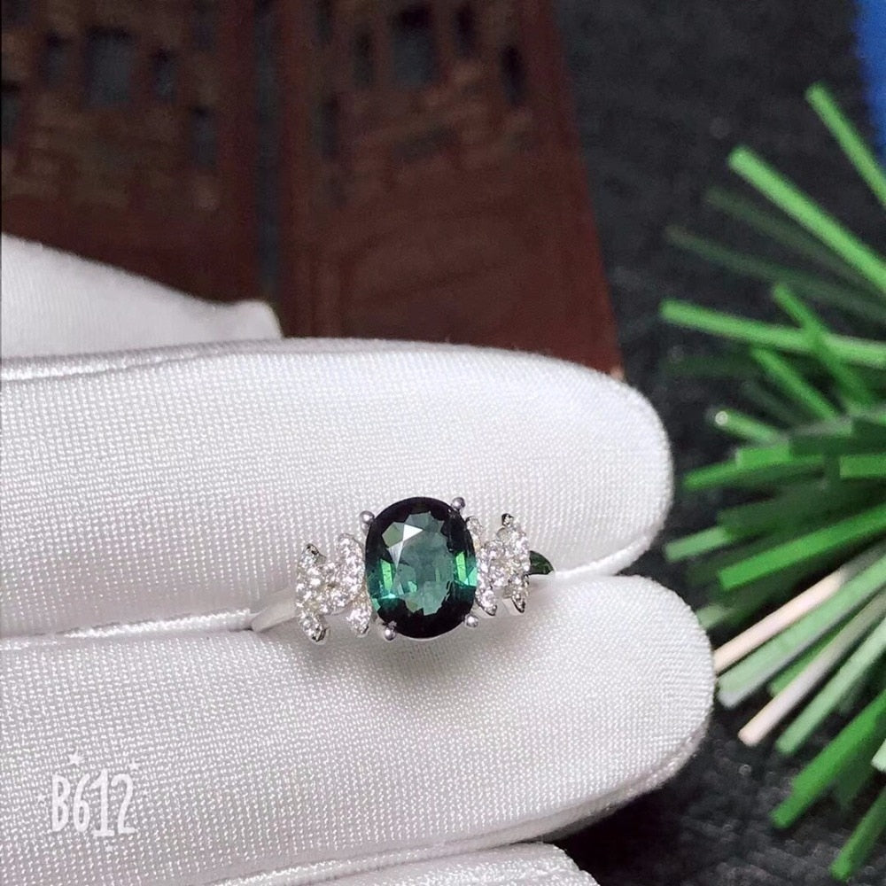 Natural green tourmaline