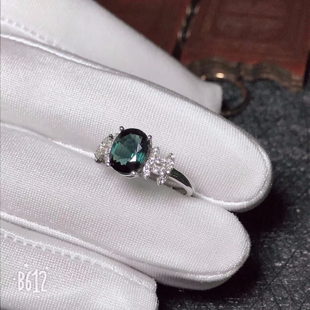 Natural green tourmaline