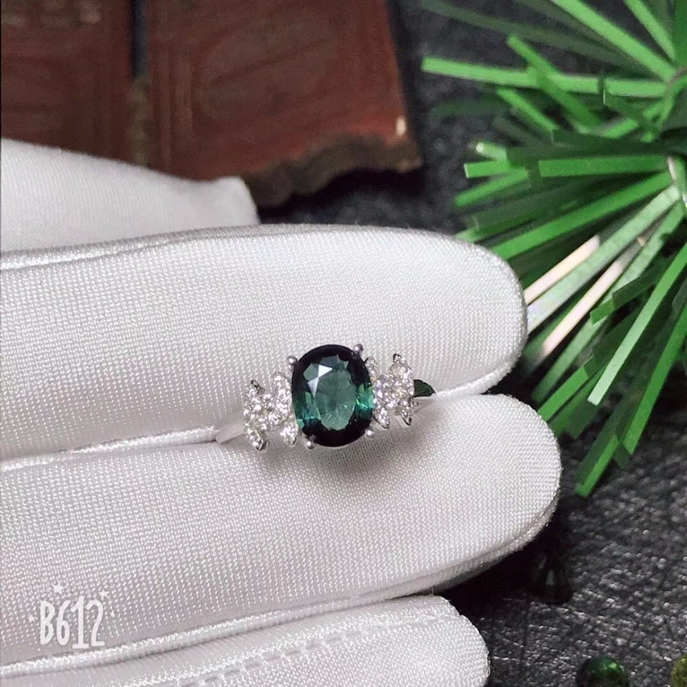 Natural green tourmaline