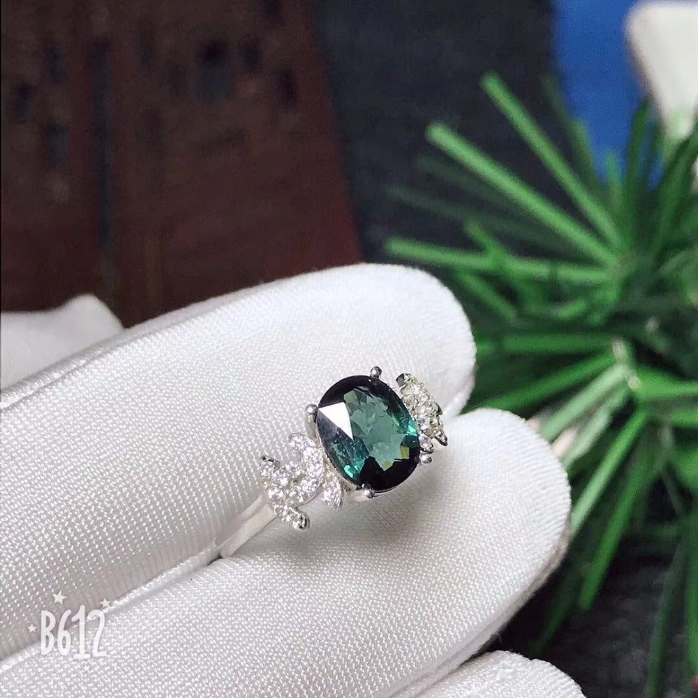 Natural green tourmaline