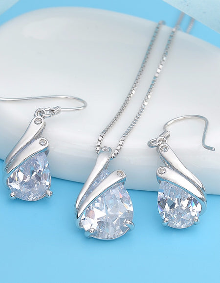 Silver Teardrop