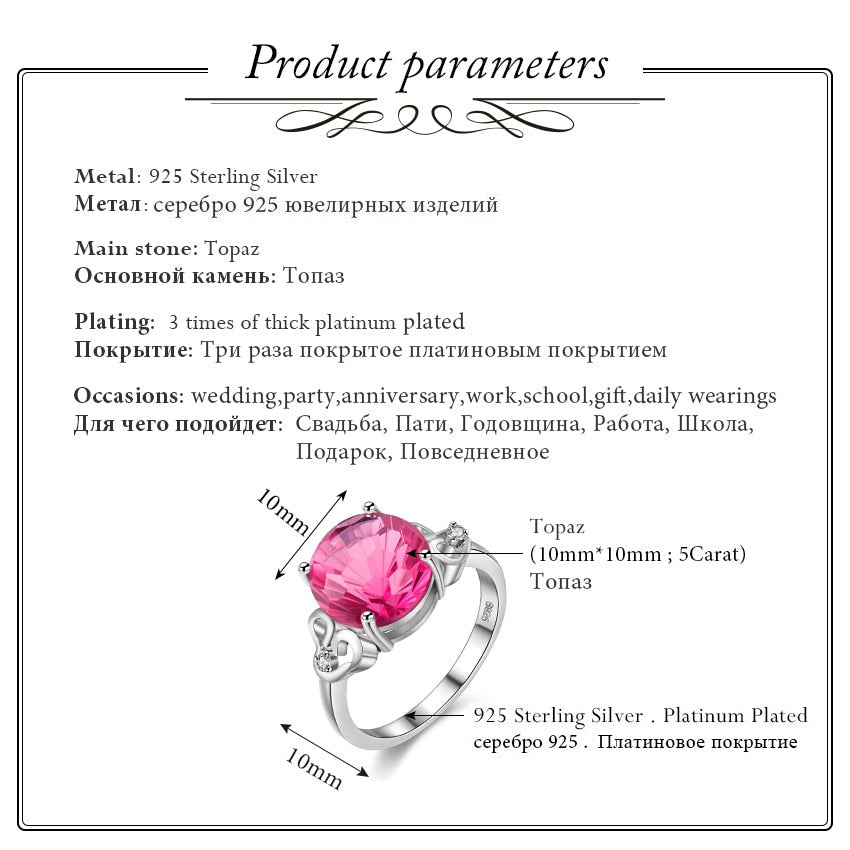 Silver Big Topaz Zircon