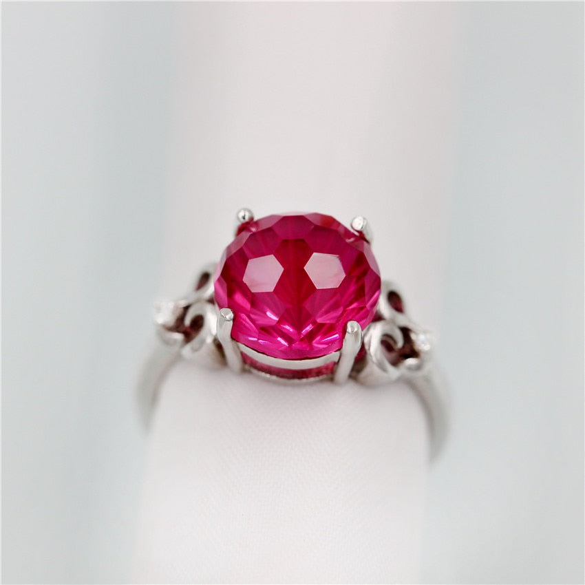 Silver Big Topaz Zircon