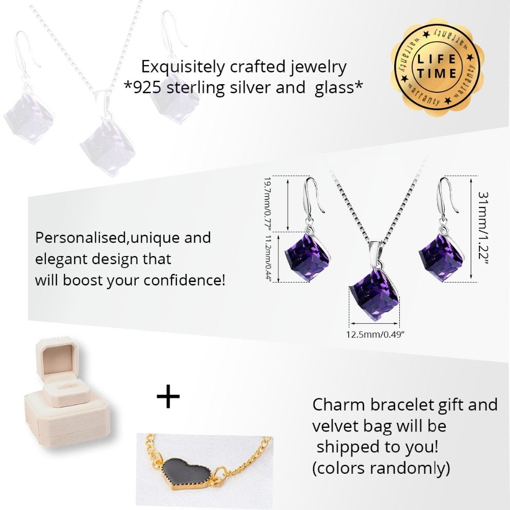 Purple Square Crystal