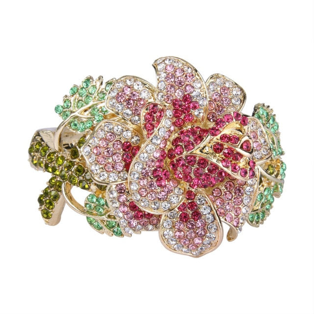 Luxury Flower Bangle